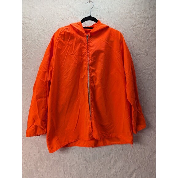 Vintage 1960s Bullseye Bill Mens XL Fluorescent Hunting Jacket Water Resistant - Picture 1 of 9